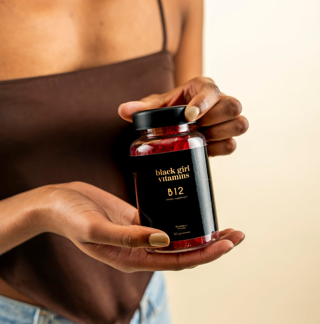 Black Girl Vitamins - Vitamin B12 Gummies, for Energy, Metabolism & Nervous System Support, 1000 mcg Cyancobalamin B12 per Serving