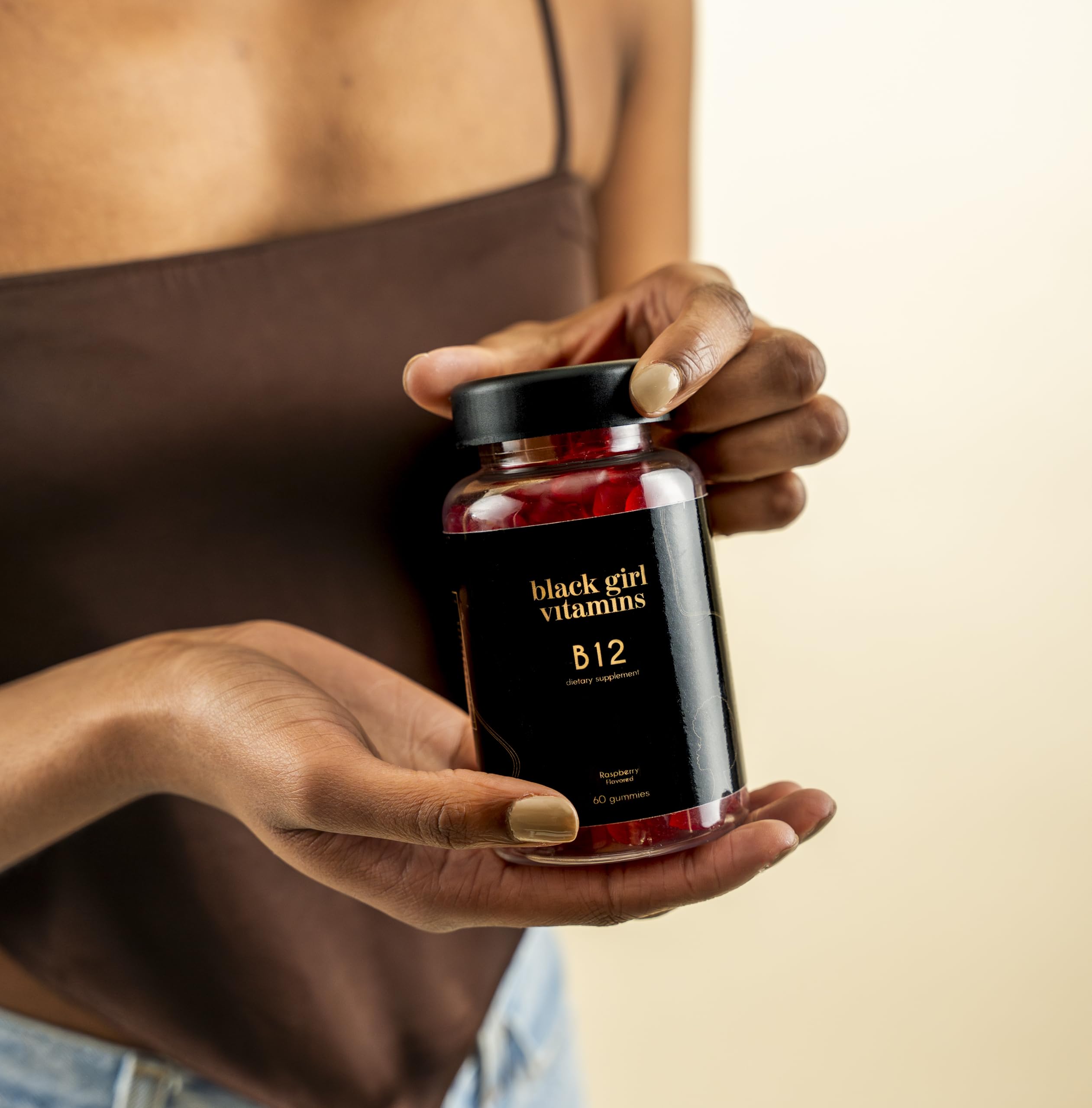 Black Girl Vitamins - Vitamin B12 Gummies, for Energy, Metabolism & Nervous System Support, 1000 mcg Cyancobalamin B12 per Serving