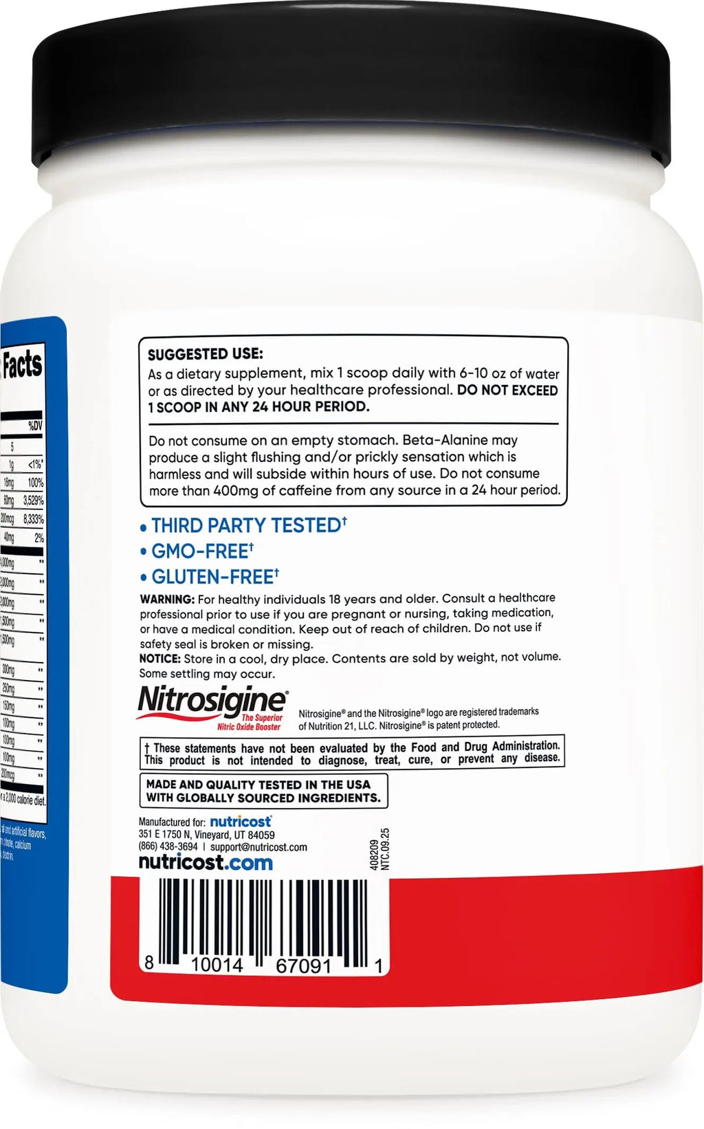 Nutricost Pre-X Xtreme Pre-Workout Complex Powder, Fruit Punch, 60 Servings, Vegetarian, Non-GMO and Gluten Free Nutricost Au supplements