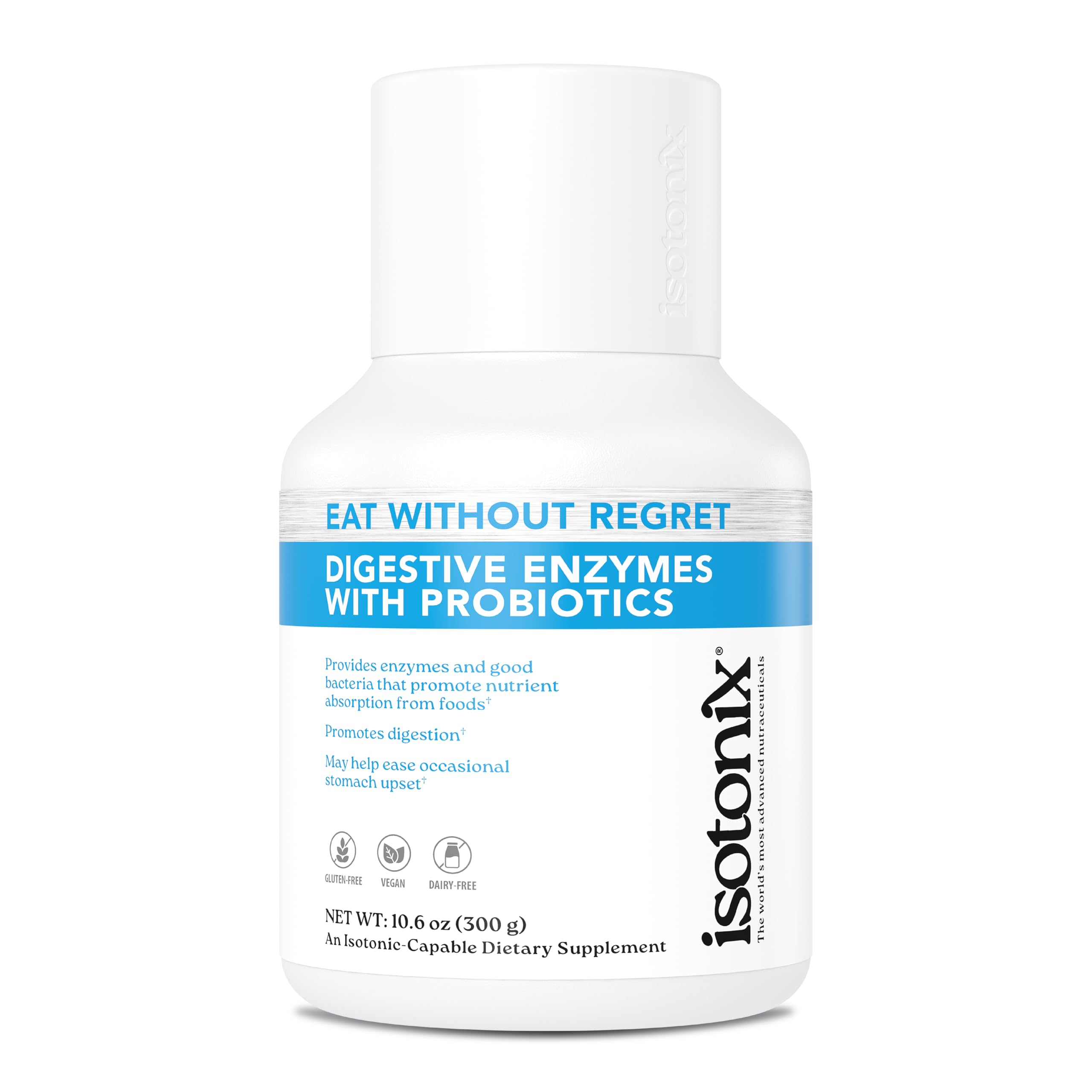 Isotonix® Digestive Enzymes with Probiotics | DigeZyme® Multi-Enzyme Complex & Lactospore® Bacillus Coagulans | Nutrient Absorption, Gut Balance & Digestive Health