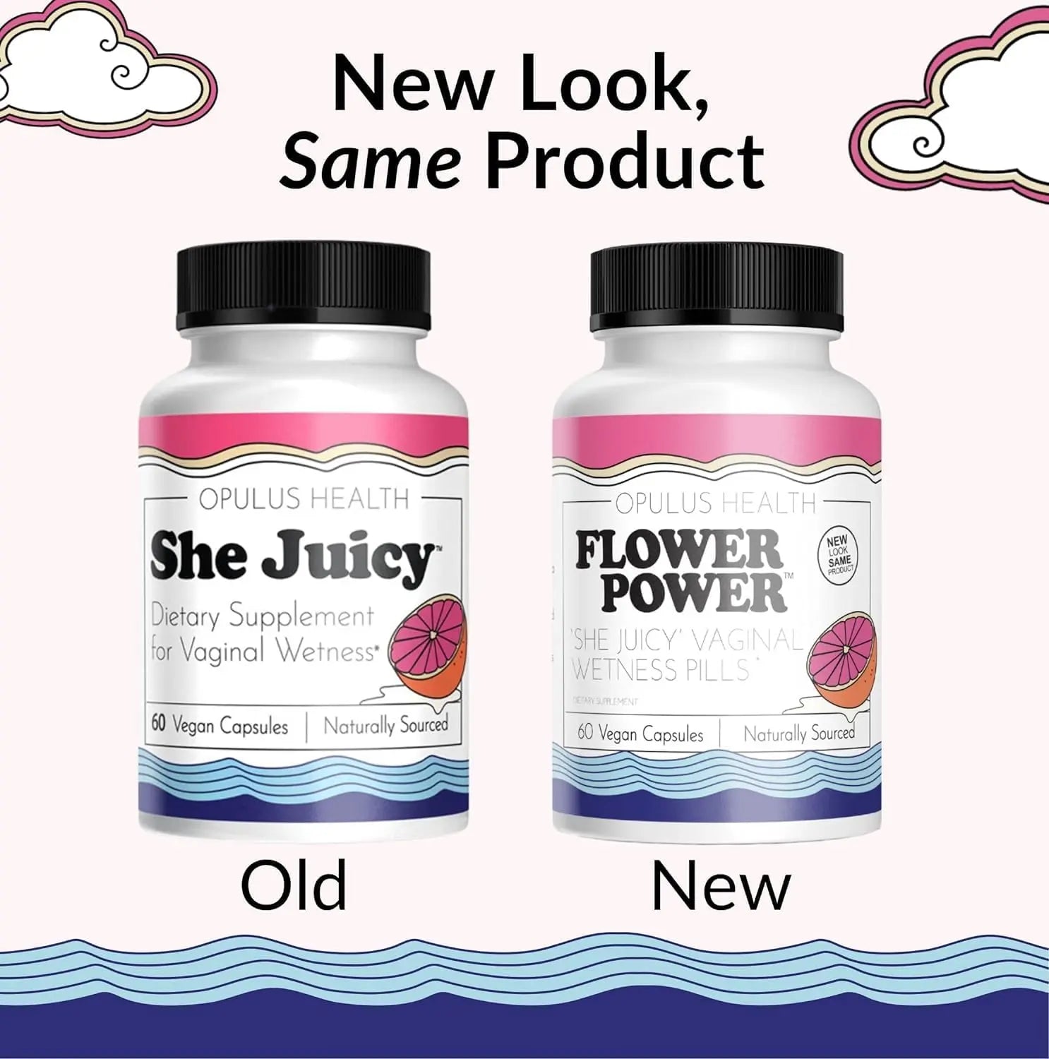 Flower Power ‘She Juicy’ Supplement for Vaginal Health | Slippery Elm Bark | Feminine Flower Power Au supplements