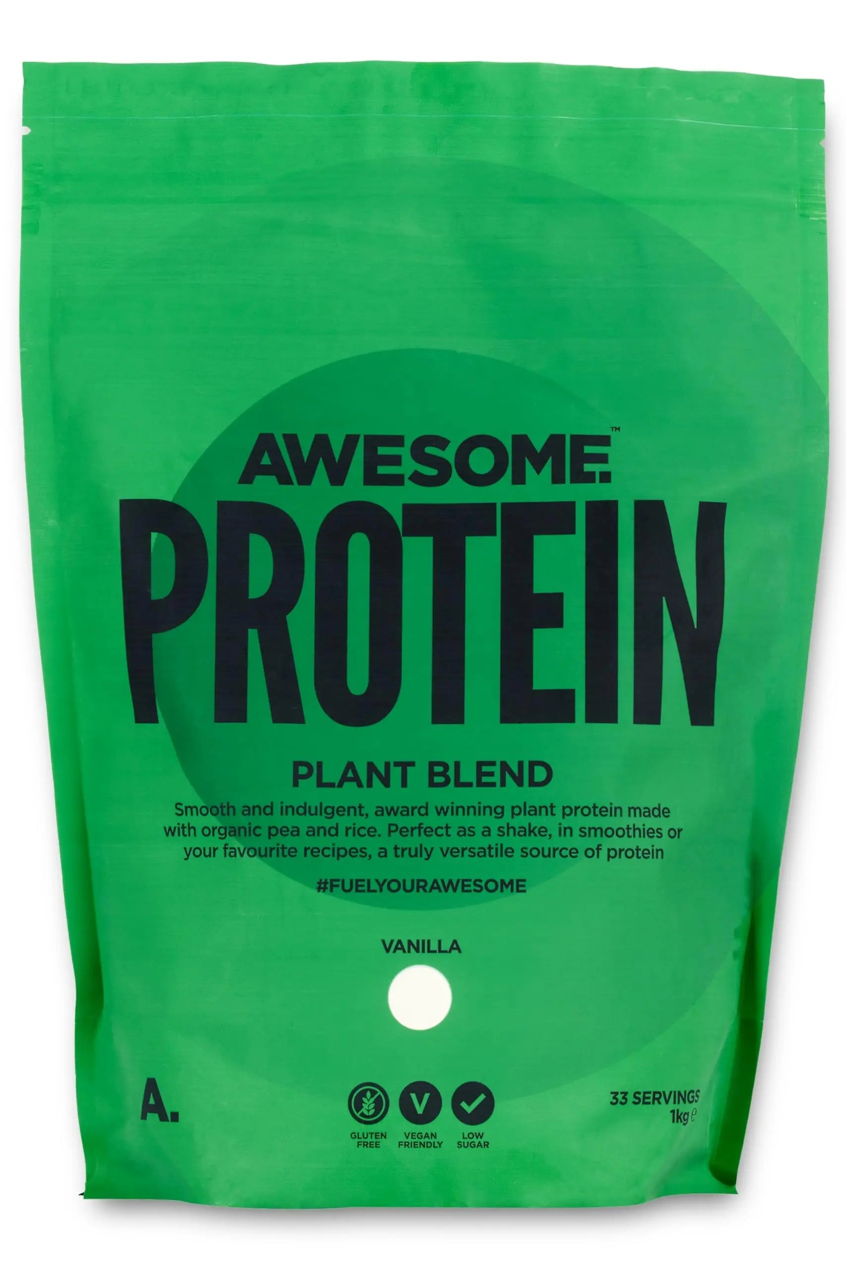 Vanilla Awesome Protein Powder by Ben Coomber | 1kg Vegan Organic Flavoured Protein Ben Coomber Au supplements