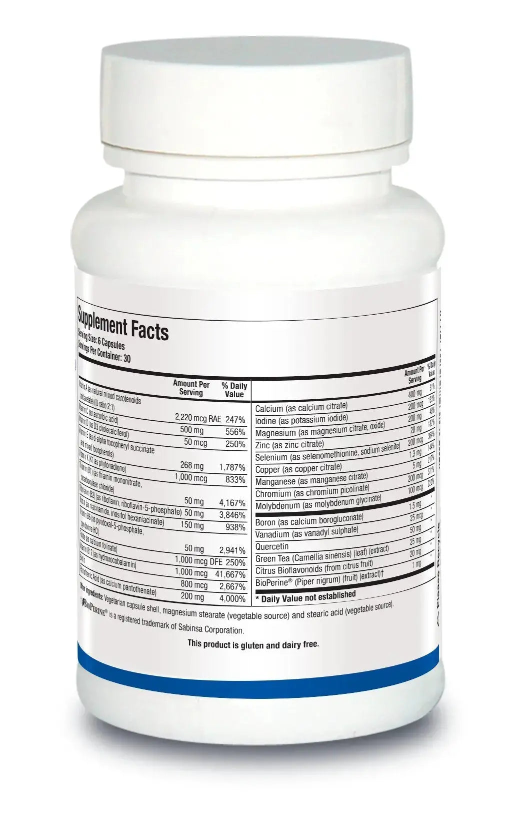 Biotics Research Pro Multi Plus Daily Complete Multivitamin for Men 180 Capsules BIOTICS RESEARCH Au supplements