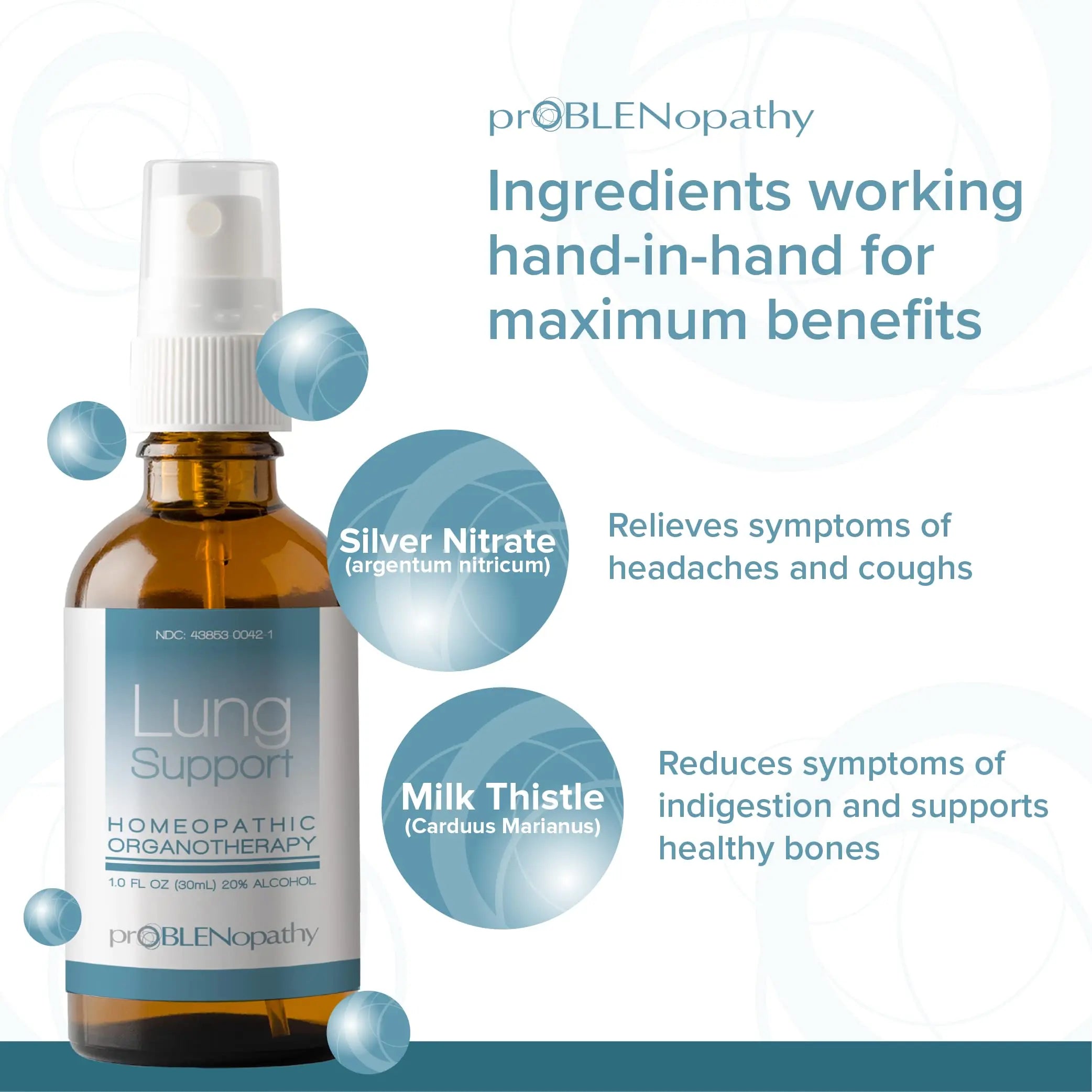 proBLENopathy Lung Support Oral Spray 30-Day Supply - Respiratory Protection & Toxin Removal proBLENopathy Au supplements