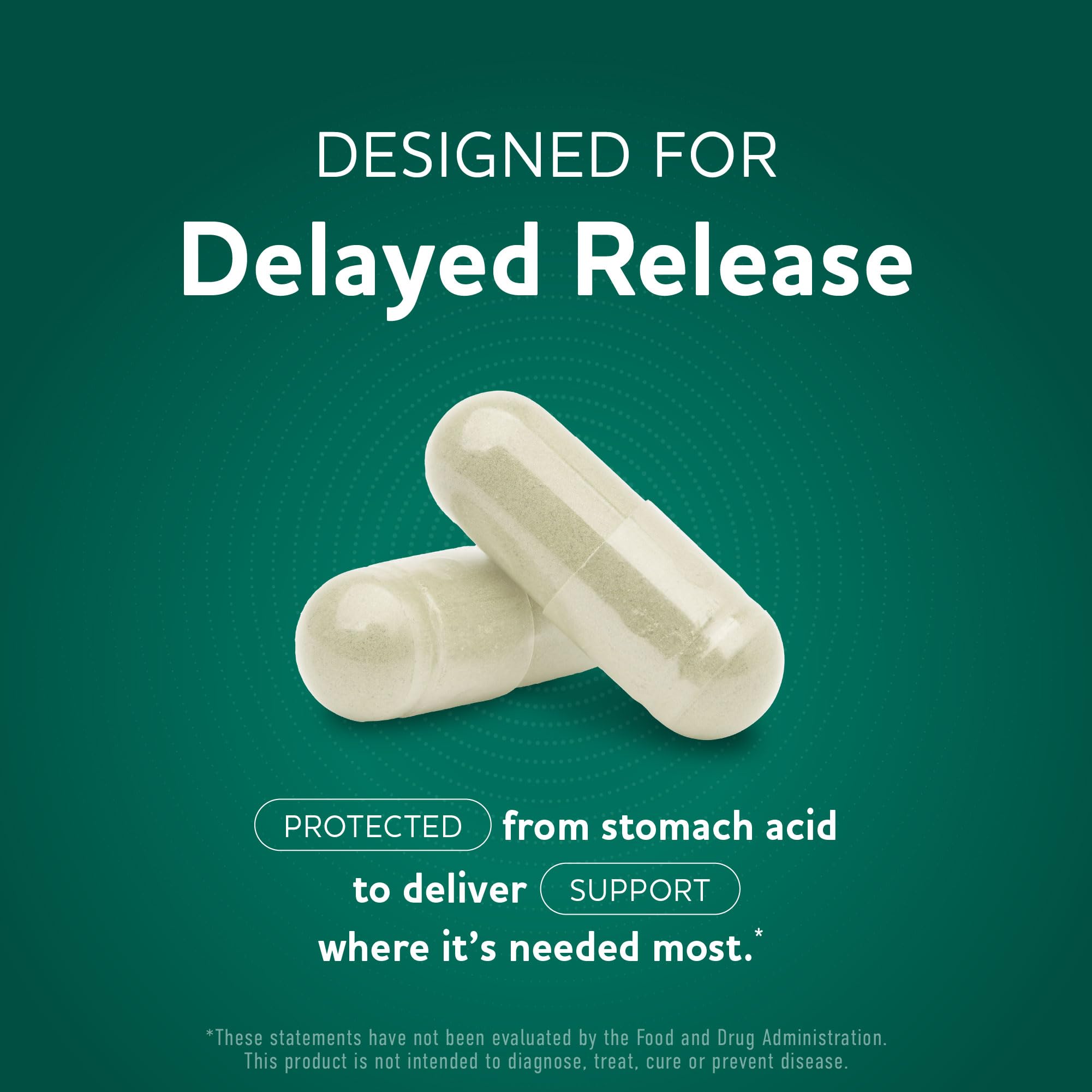Prebiotics and Probiotics | 50 Billion CFU, 16 Probiotic Strains & Inulin Prebiotic Fiber | Delayed Release Capsules | Gut Health Support | Prebiotics and Probiotics for Women & Men | Non-GMO | 60 Ct