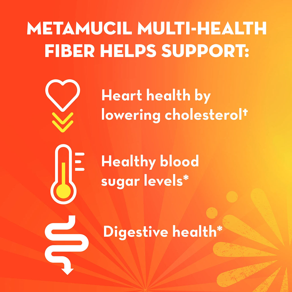 Metamucil Daily Fiber + Collagen, Psyllium Husk Powder, Plant Based Fiber Supplement, Sugar-Free with Stevia, 3-in-1 Fiber Supplement