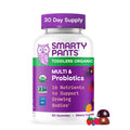 SmartyPants Organic Toddler Multivitamin Gummies: Probiotics, Omega 3 (ALA), Vitamin D3, C, Vitamin B12, B6, A, K & Zinc, Beta Carotene, Gluten Free SmartyPants Au supplements
