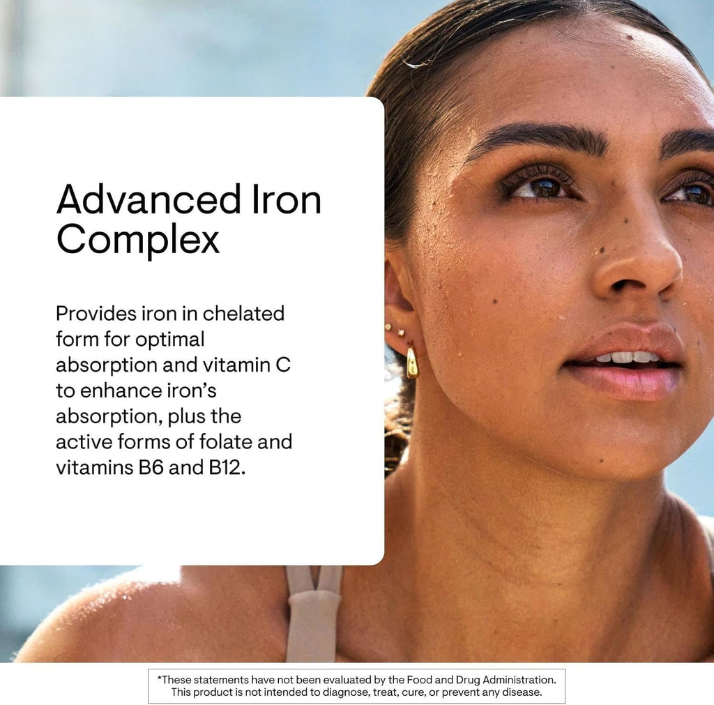 THORNE - Advanced Iron Complex (Formerly Ferrasorb) - Complete Blood Support Formula* - Elemental Iron, Folate, B and C Vitamins for Optimal Absorption - Gluten, Dairy & Soy-Free - 60 Servings THORNE Au supplements