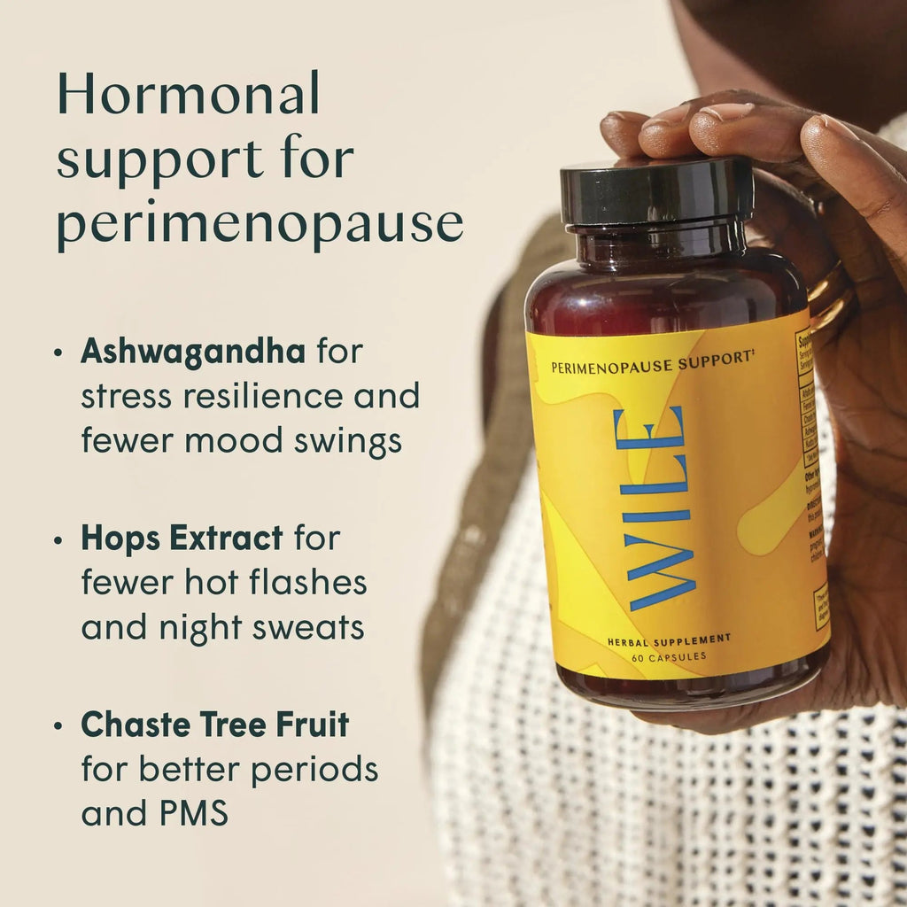Wile Perimenopause Supplement for Women with Ashwagandha, Kudzu Root, Hops Extract WILE Au supplements