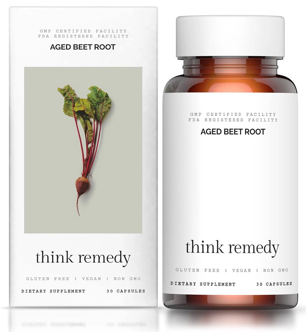 Think Remedy Aged Beet Root Capsules - Beet Pills for Stamina - Organic Beet Root Powder Think Remedy Au supplements