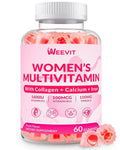 WEEVIT Methylated Multivitamin for Women Gummies, Womens Multivitamin Gummy with Collagen, Iron, Omega-3 WEEVIT Au supplements