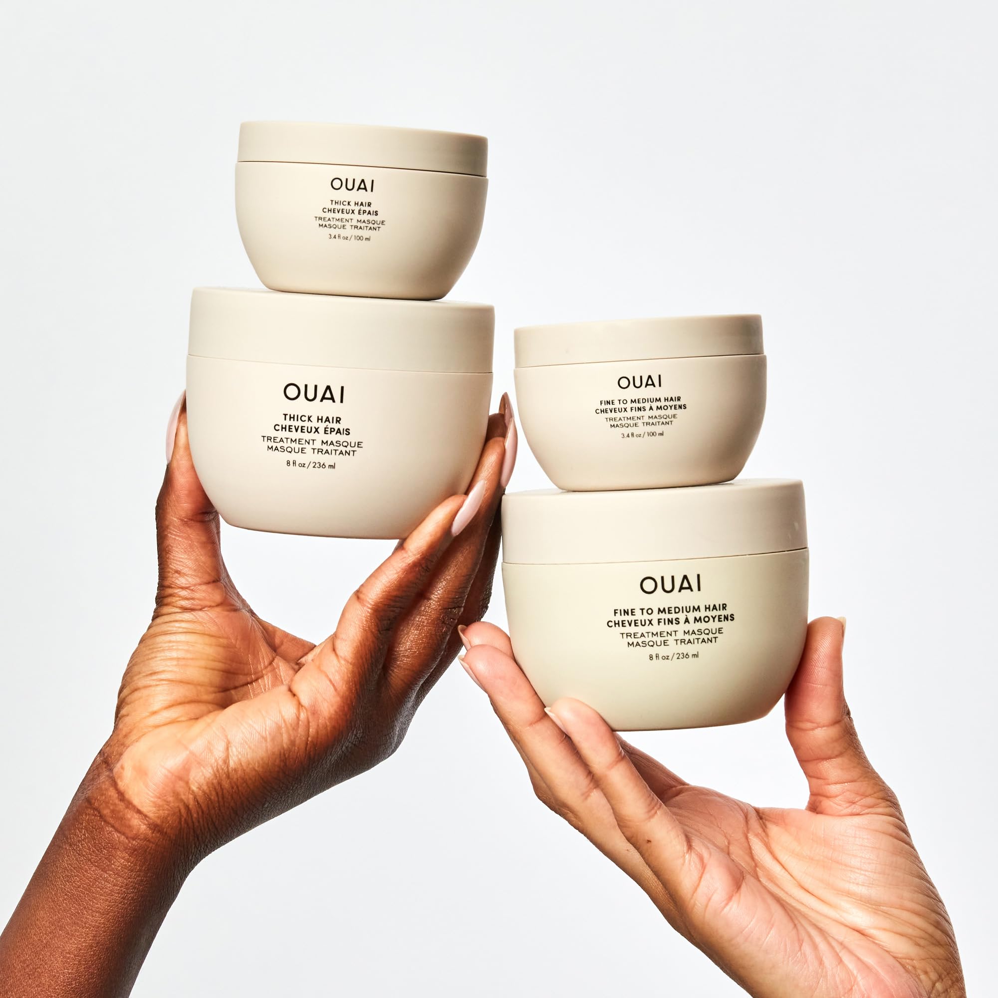 OUAI Fine to Medium Hair Treatment Masque - Mask for Hair Repair, Hydration and Shine - With Shea Butter, Keratin and Panthenol - Paraben, Phthalate and Sulfate Free (3.4 Oz) OUAI Au supplements