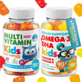 DR. MORITZ Omega 3 Gummies (90 Count) and Kids Multivitamin Gummies Bundle (60 Count) - for Daily Health Support - Vegan DHA Omega 3 for Kids DR. MORITZ Au supplements