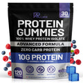 KR Labs Zero Carb 100% Pure Whey Isolate Protein Gummies | 300g Total Protein per Bag | 10g per Serving Plant Based with Vitamins for Men & Women
