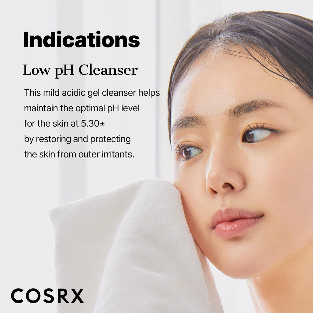 COSRX Low pH Good Morning Gel Face Cleanser, 5.07 fl oz, BHA Face Wash, Daily Mild Face Cleanser for Sensitive Skin