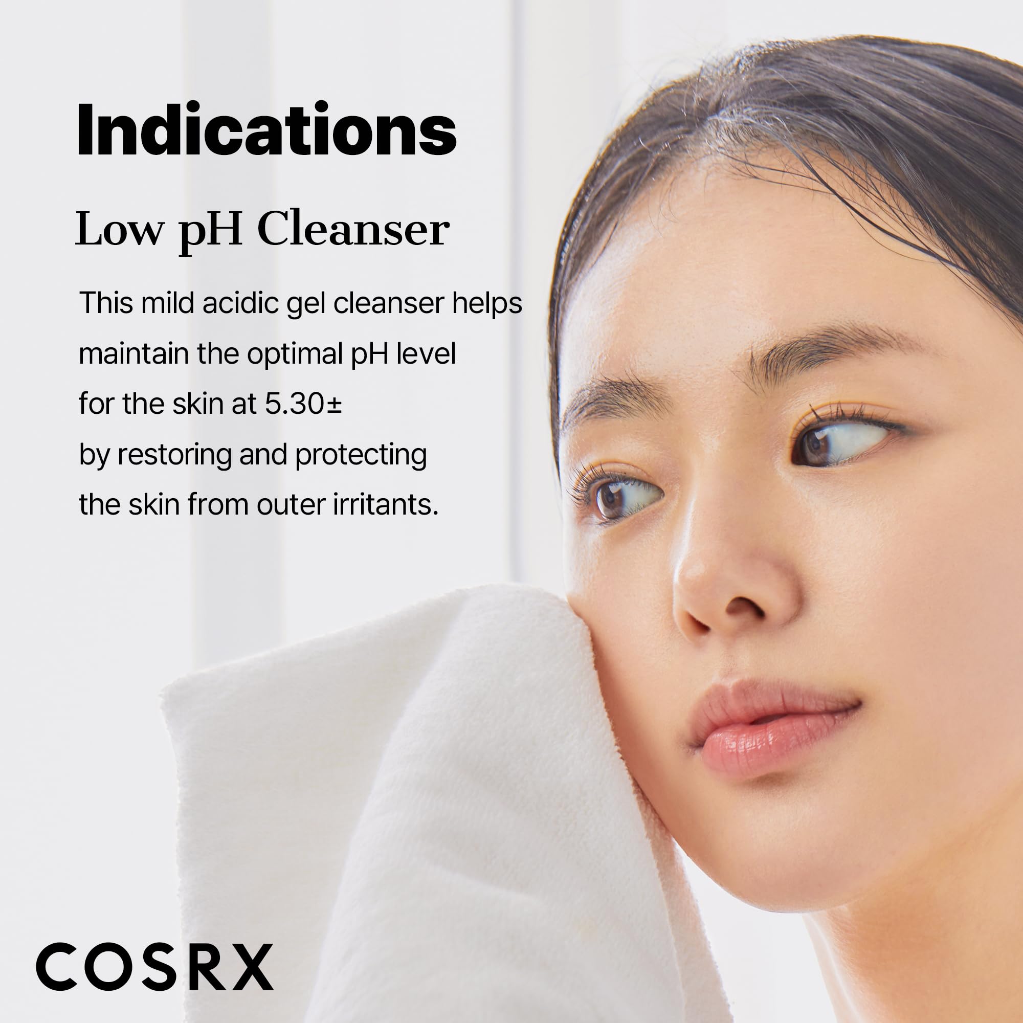 COSRX Low pH Good Morning Gel Face Cleanser, 5.07 fl oz, BHA Face Wash, Daily Mild Face Cleanser for Sensitive Skin