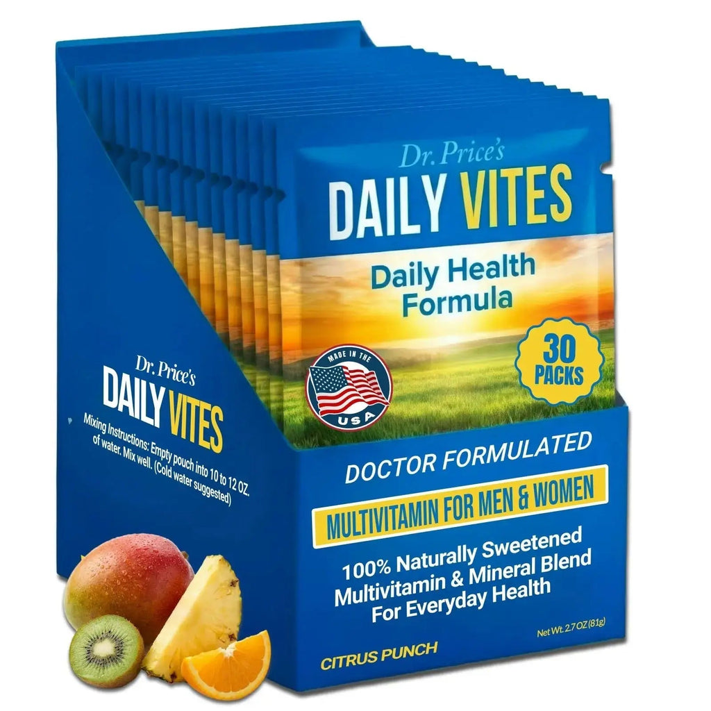 Dr. Price's Multivitamin for Women and Men | Tropical 30 Servings | Daily Supplement Powder with Vitamin C, B Complex & Minerals | Dr. Price's Vitamins Au supplements