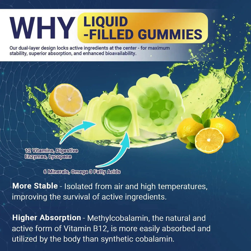 Mens Multivitamins Gummies with Vitamins A C D K E, B Complex, Omega-3, Digestive Enzymes, Lycopene, Calcium, Magnesium, Zinc Wiszeen Au supplements