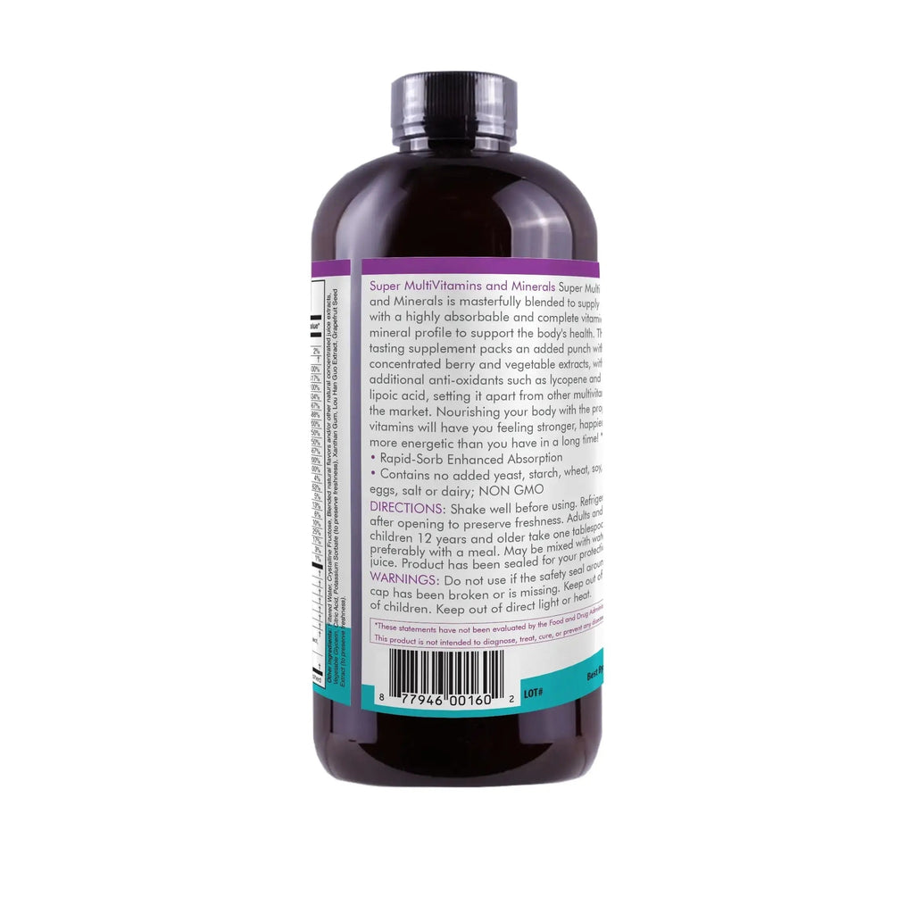 Liquid Super Multivitamin and Minerals - Premium Liquid Vitamins for Enhanced Absorption - Daily Liquid Multivitamin Supplement Life Solutions Au supplements
