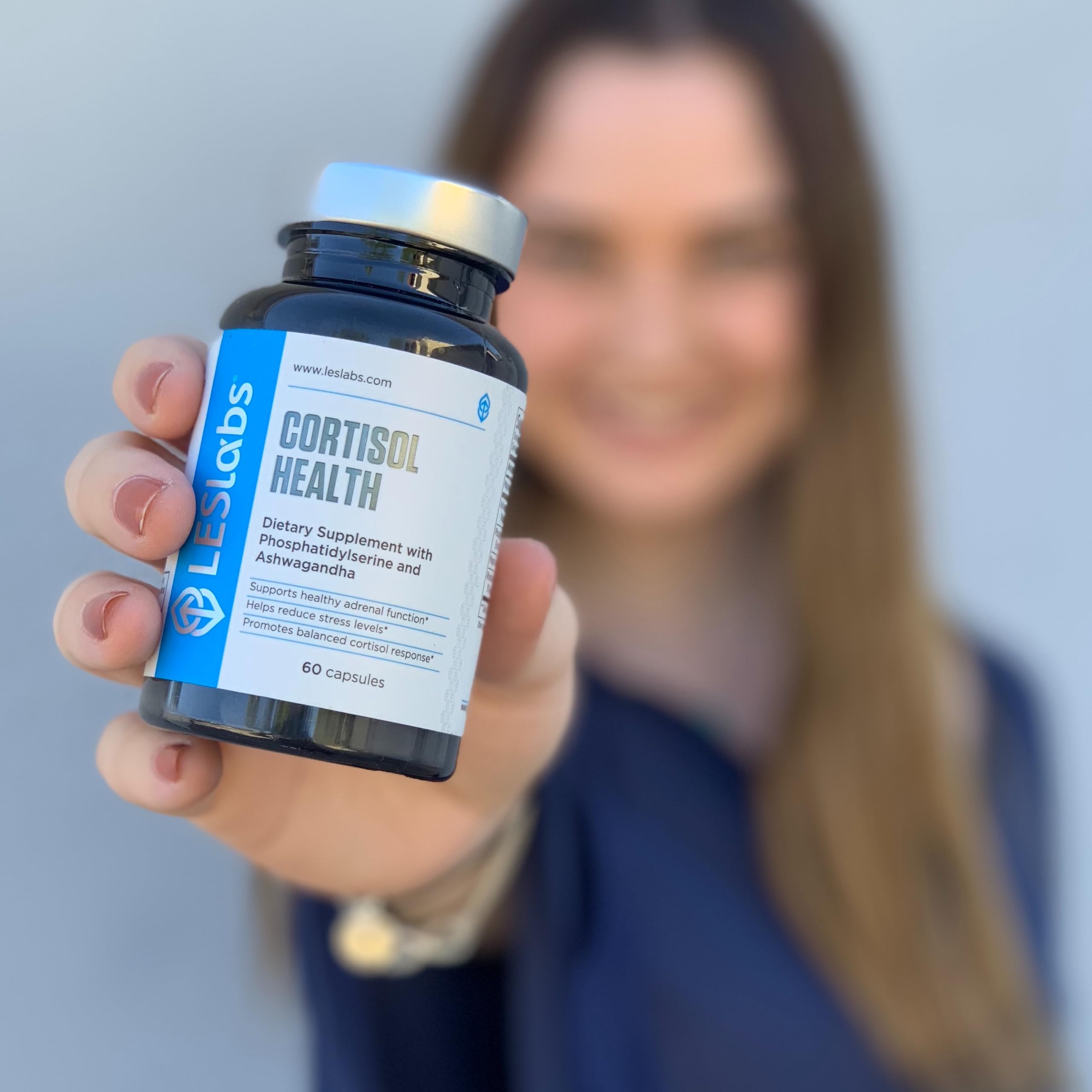 LES Labs Cortisol Health – Stress Relief, Balanced Cortisol Response, Relaxation & Deep Sleep – Phosphatidylserine, Magnesium, Magnolia Bark, Rhodiola Rosea & Ashwagandha – Non-GMO – 60 Capsules LES Labs Au supplements
