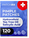 PatchRx Salicylic Pimple Patches (120 Pack), Salicylic Acid Acne Patches with Tea Tree Oil