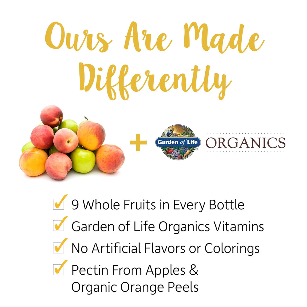 Garden of Life Organics Women's Gummy Vitamins - Berry - Certified Organic, Non-GMO, Vegan, Kosher Complete Multi - Methyl B12, C & D3 - Gluten Garden of Life Au supplements