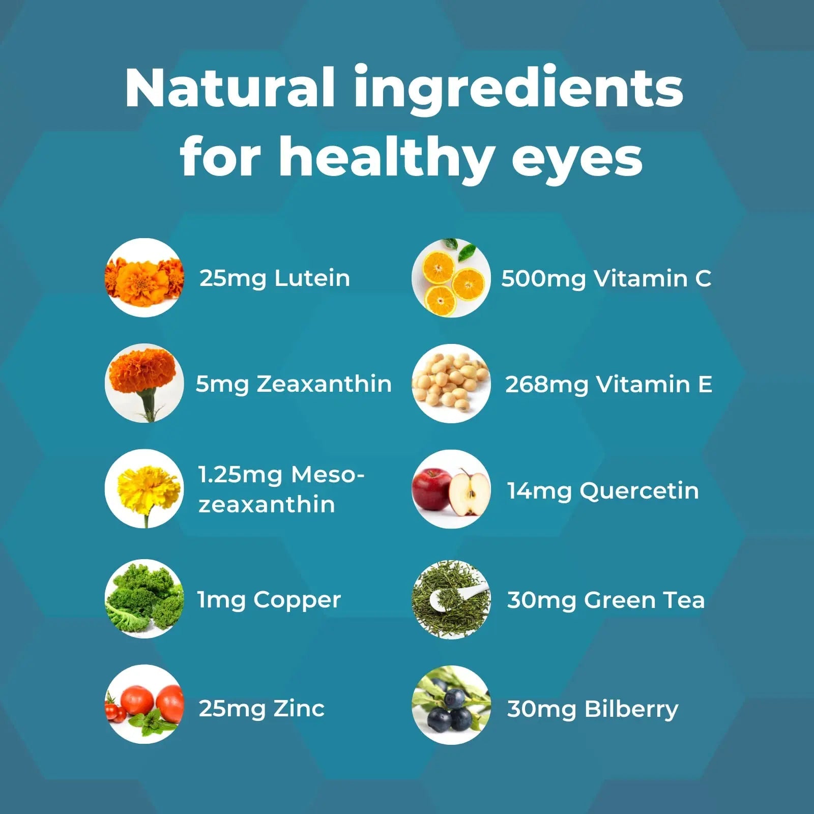 Natural Eye Health Vitamins with Bilberry Zeaxanthin Lutein - Macular Supp Eyecheck Au supplements