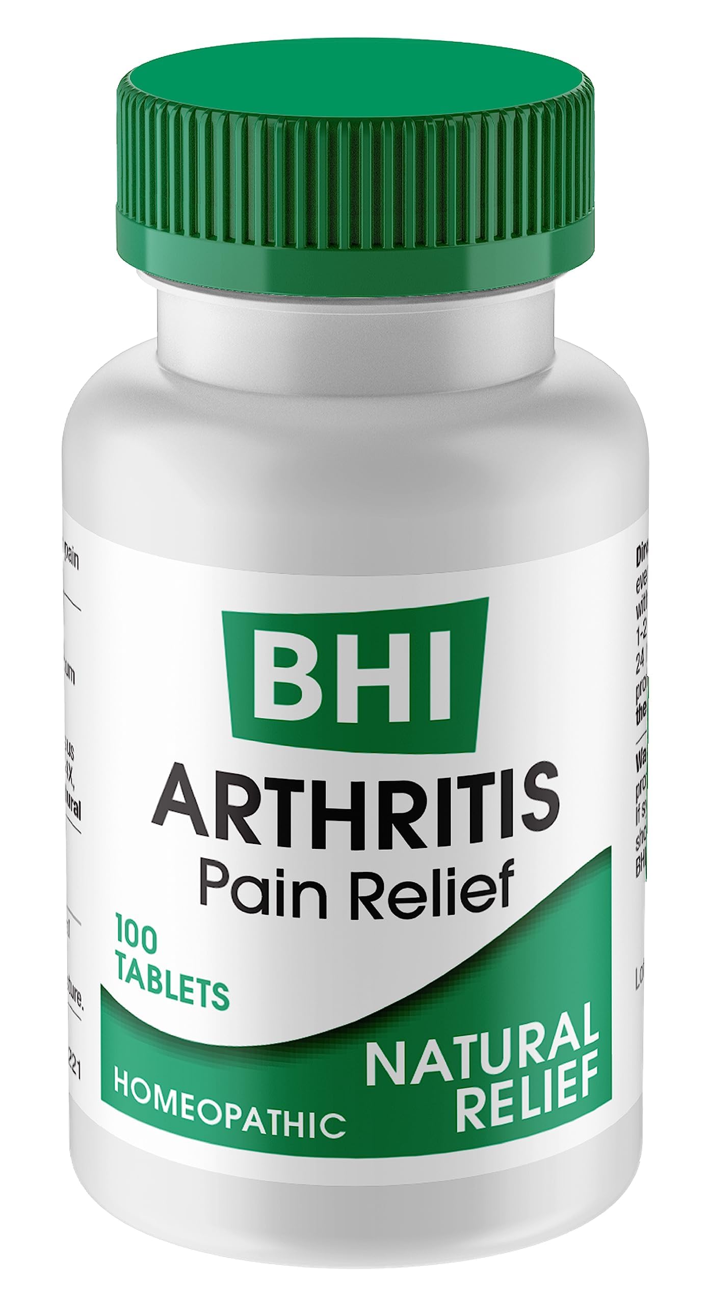 BHI Arthritis Pain Relief Daily Joint Health Support Arnica + 13 Natural Actives Homeopathic Plant & Mineral Blend Helps Relieve Minor Pain & Stiffness in Joints for Women & Men - 100 Tablets MediNatura Au supplements