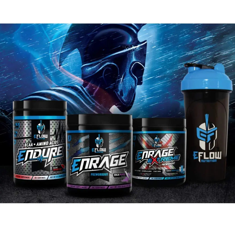 eFlow Nutrition ENRAGE Pre Workout - Energy, Focus, Pumps, and Strength - Ninja Nerds eFlow Nutrition Au supplements