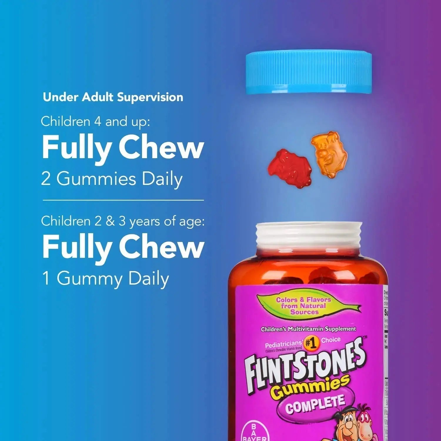 Flintstones Children's Complete Multivitamin Gummies, 70 Count Flintstones Vitamins Au supplements