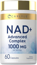 Carlyle NAD+ Supplement 1000 mg | 60 Capsules | with Resveratrol and Collagen | Advanced Complex for Women and Men | Non-GMO & Gluten Free Carlyle Au supplements