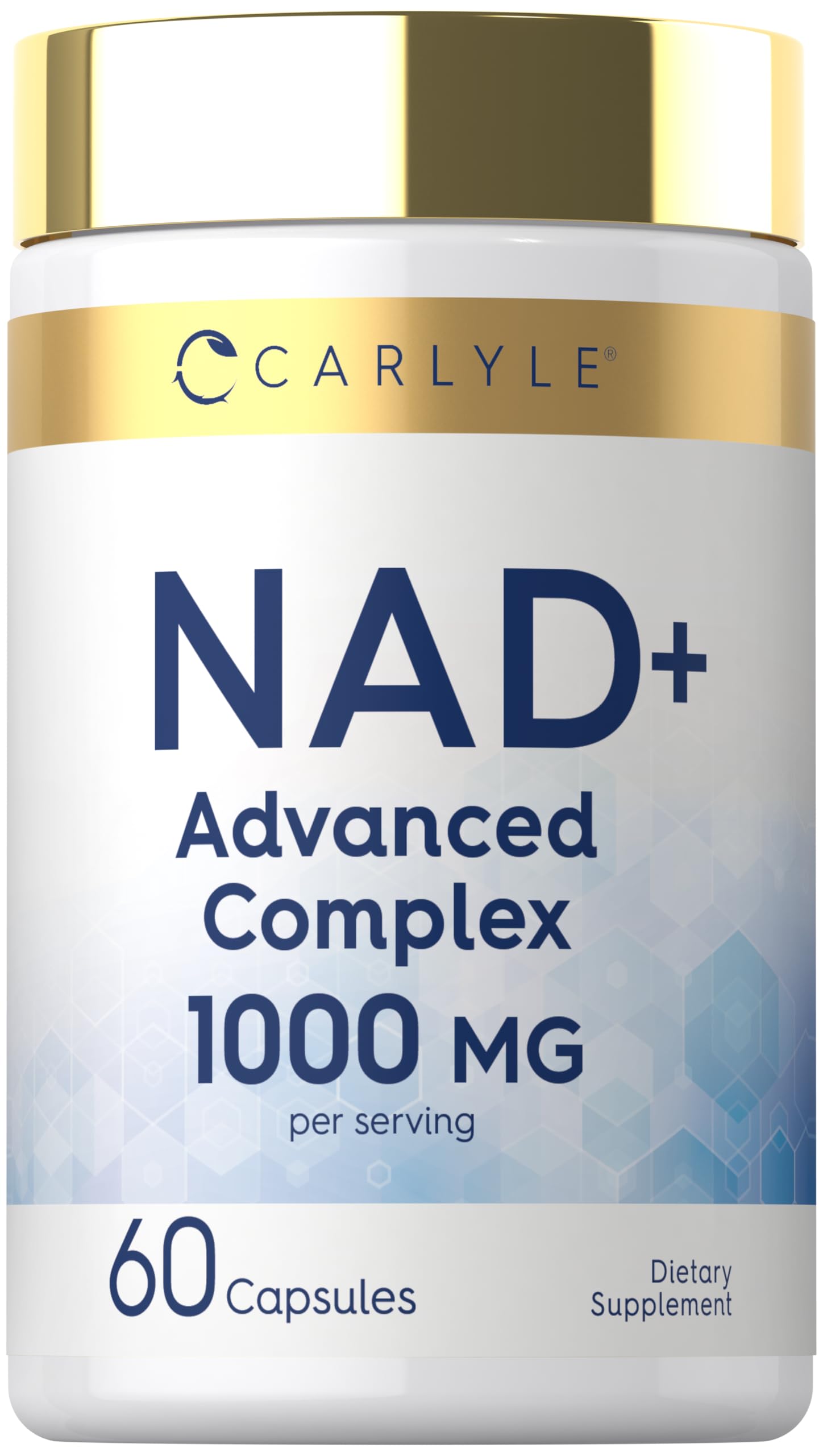 Carlyle NAD+ Supplement 1000 mg | 60 Capsules | with Resveratrol and Collagen | Advanced Complex for Women and Men | Non-GMO & Gluten Free Carlyle Au supplements