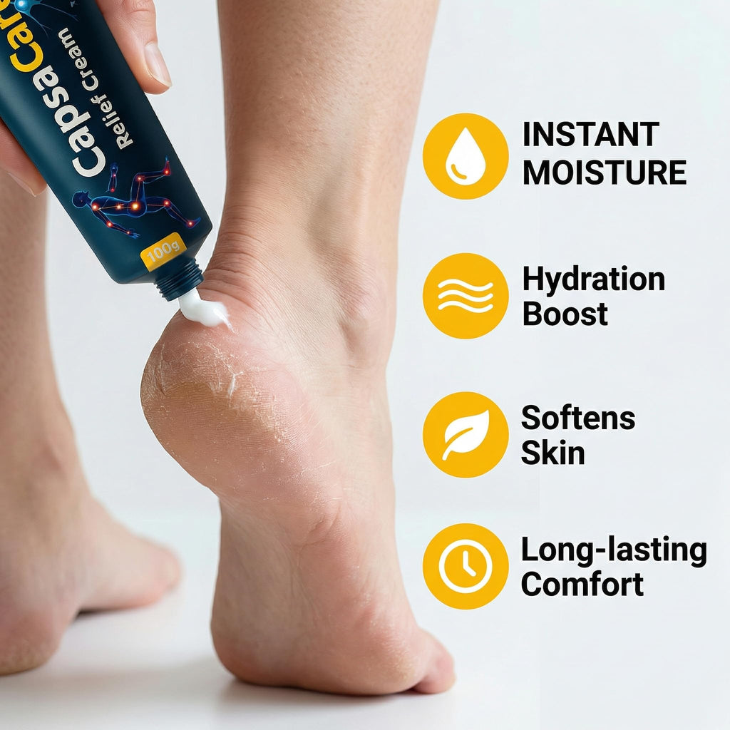 CapsaCare Neuropathy Relief Cream - with Capsaicin & Arnica, Menthol for Muscle & Joint Comfort, Fast Absorbing Formula for Feet, Hands, Legs, and Waist (2Pcs) MCArthur Au supplements