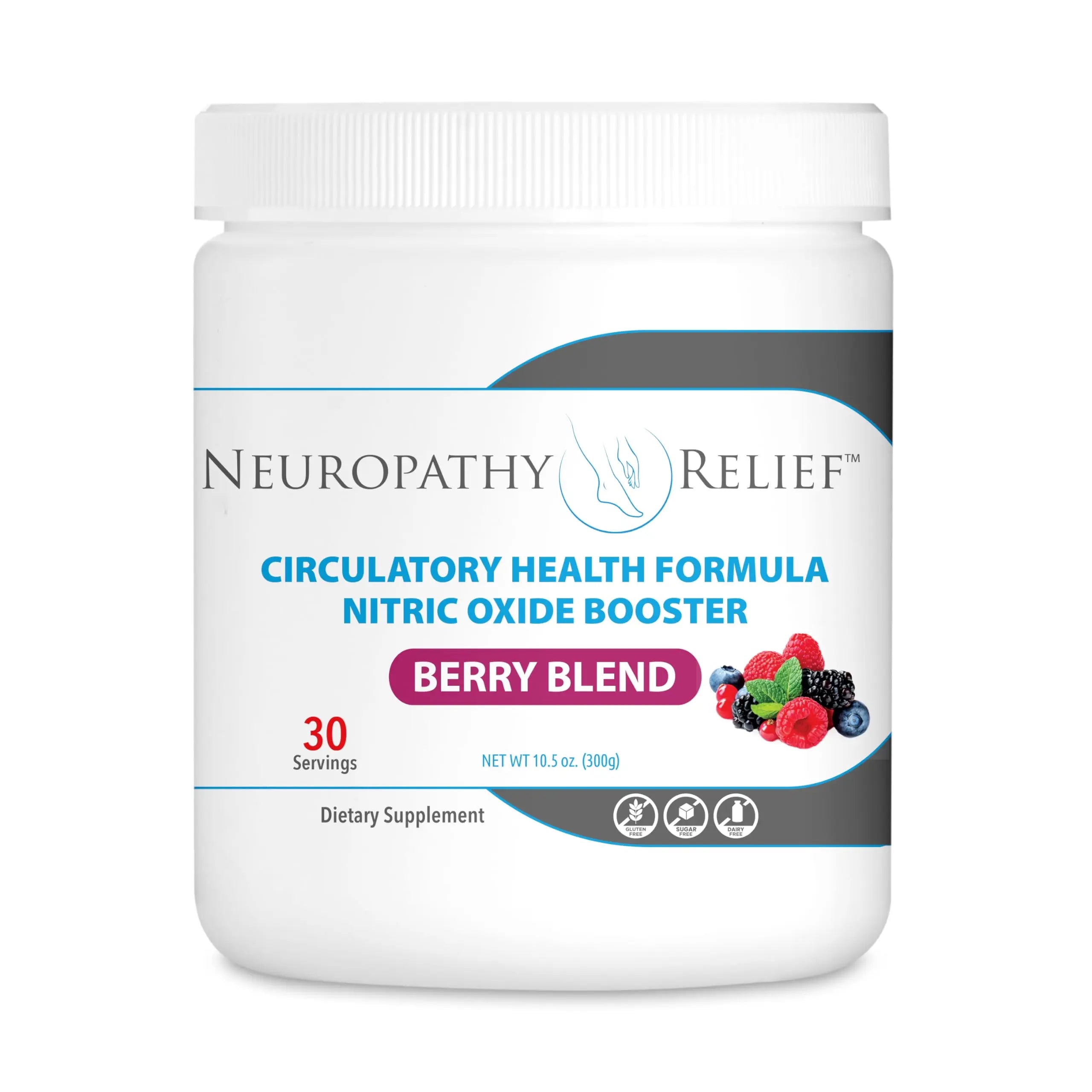Neuropathy Relief - Circulatory Health Formula Nitric Oxide Booster - Berry Blend - L-Arginine Neuropathy Relief Au supplements