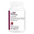 Bariatric Advantage Chewable Essential Multivitamin Without Iron - 200 DV of Key Nutrients - Trace Mineral Support Bariatric Advantage Au supplements
