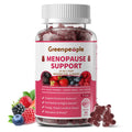 GREENPEOPLE Menopause Supplements for Women Gummies - 16-in-1 Dual Action Menopause Relief W/Black Cohosh, Vitex, Beef Organs for Hormone Balance, Hot Flashes, Night Sweats & Mood, Sugar-Free 60 CT GREENPEOPLE Au supplements
