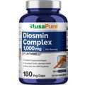 NusaPure Diosmin Complex 1,000mg per Serving 180 Veggie Caps (Non-GMO, Vegan) Citrus Aurantium NusaPure Au supplements