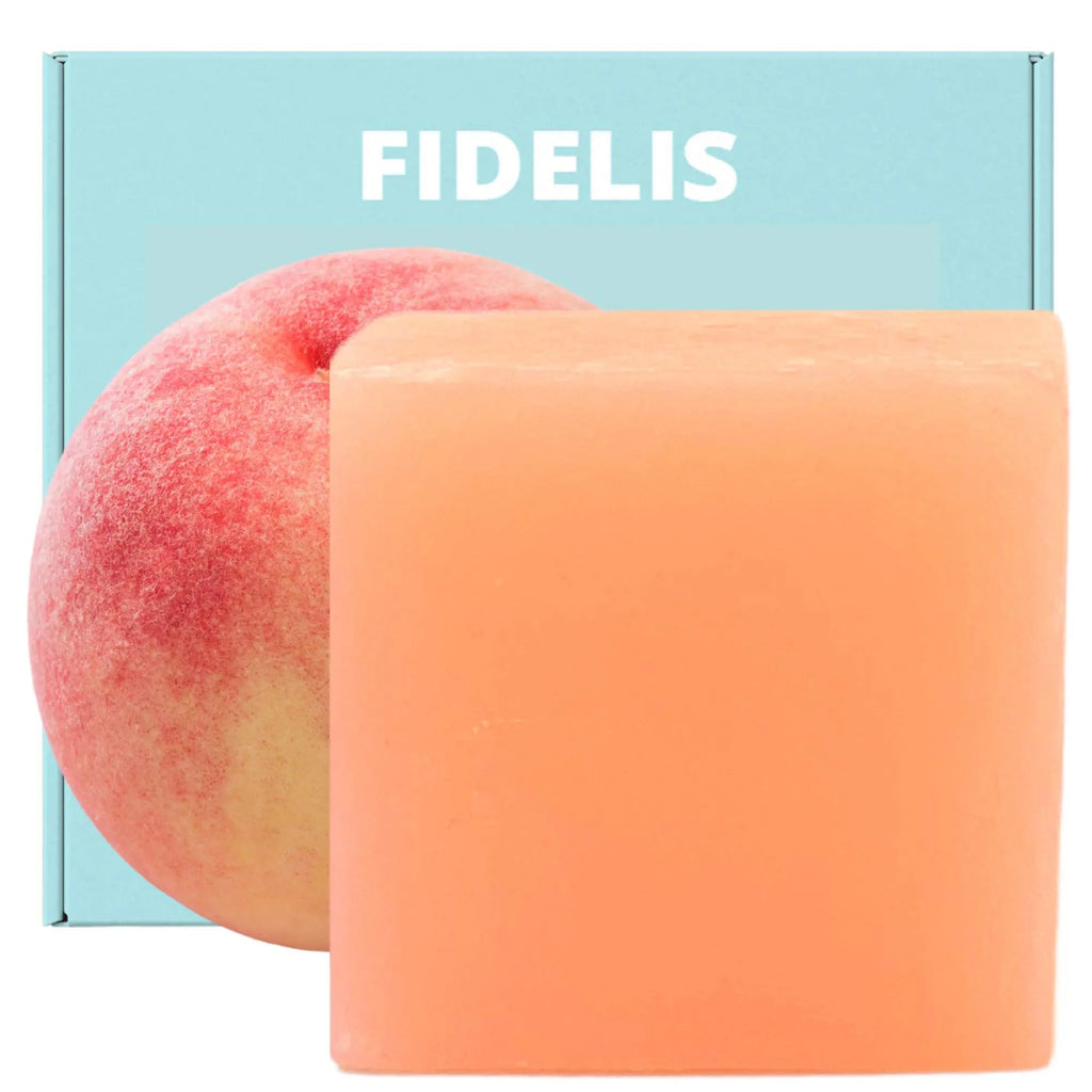 Fidelis Yoni Soap Bar (2 Pack) 3.5 Oz pH Balanced V Clean Natural Feminine Wash (Peach) Fidelis Au supplements