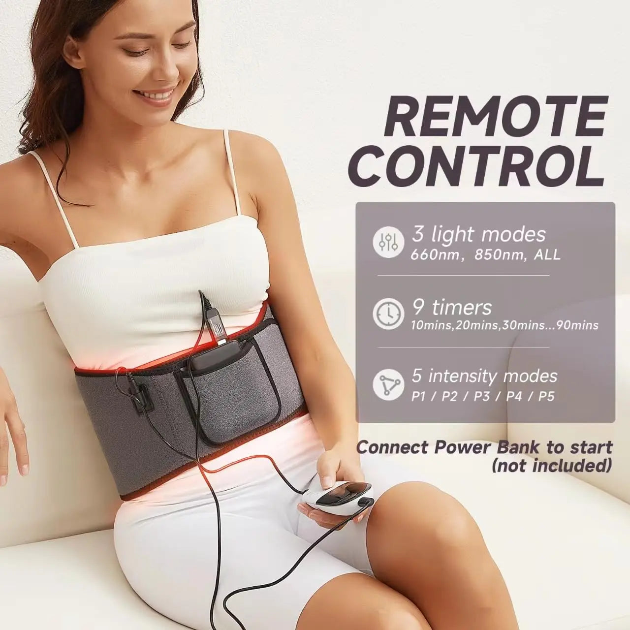 Headot Red Light Therapy Wrap Belt for Body, Men and Women Gift,100 LEDs,5Gears 9Timers HeaDot Au supplements