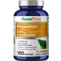 NusaPure Polypodium Nicotinamide 10:1 Extract, 240 mg Equivalent to 2,400 mg per Veg Caps - 150 Count (Non-GMO, Soyfree, Bioperine) NusaPure Au supplements