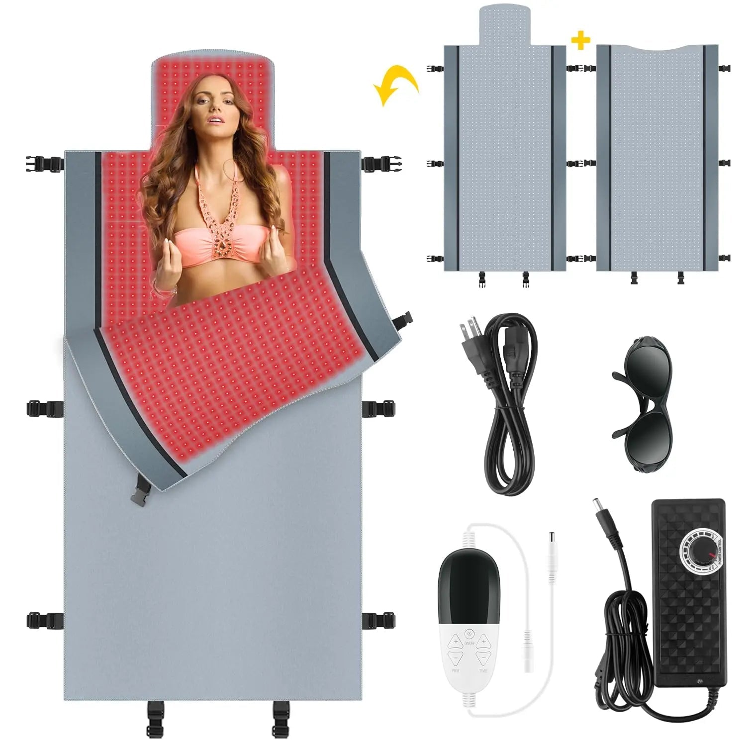 Red Light Therapy for Body - Full Body Red Light Therapy Mat, 71.0x33.31in, 2570Pcs 660nm & 850nm Kaoudt Au supplements