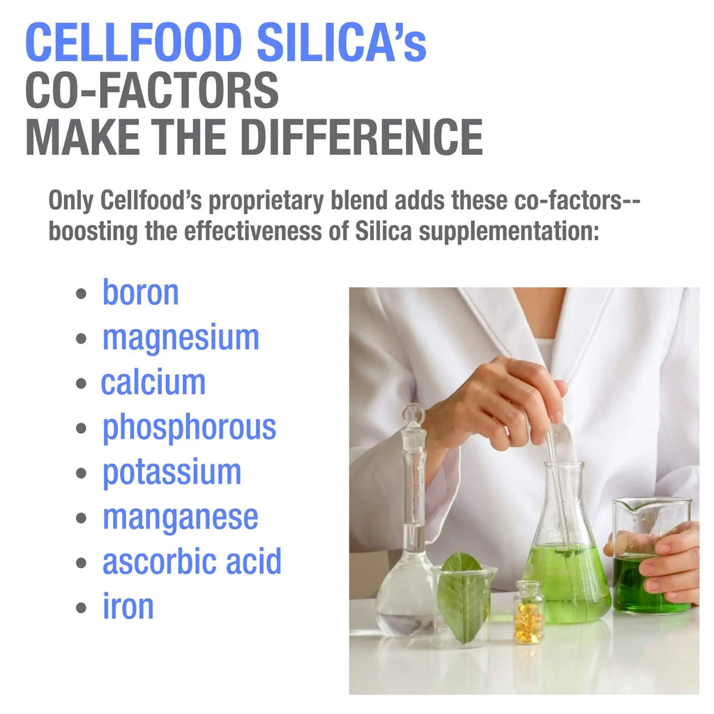 Cellfood Essential Silica Anti-Aging Formula, 4 fl oz - Supports Healthy Bones, Joints, Hair Cellfood Au supplements