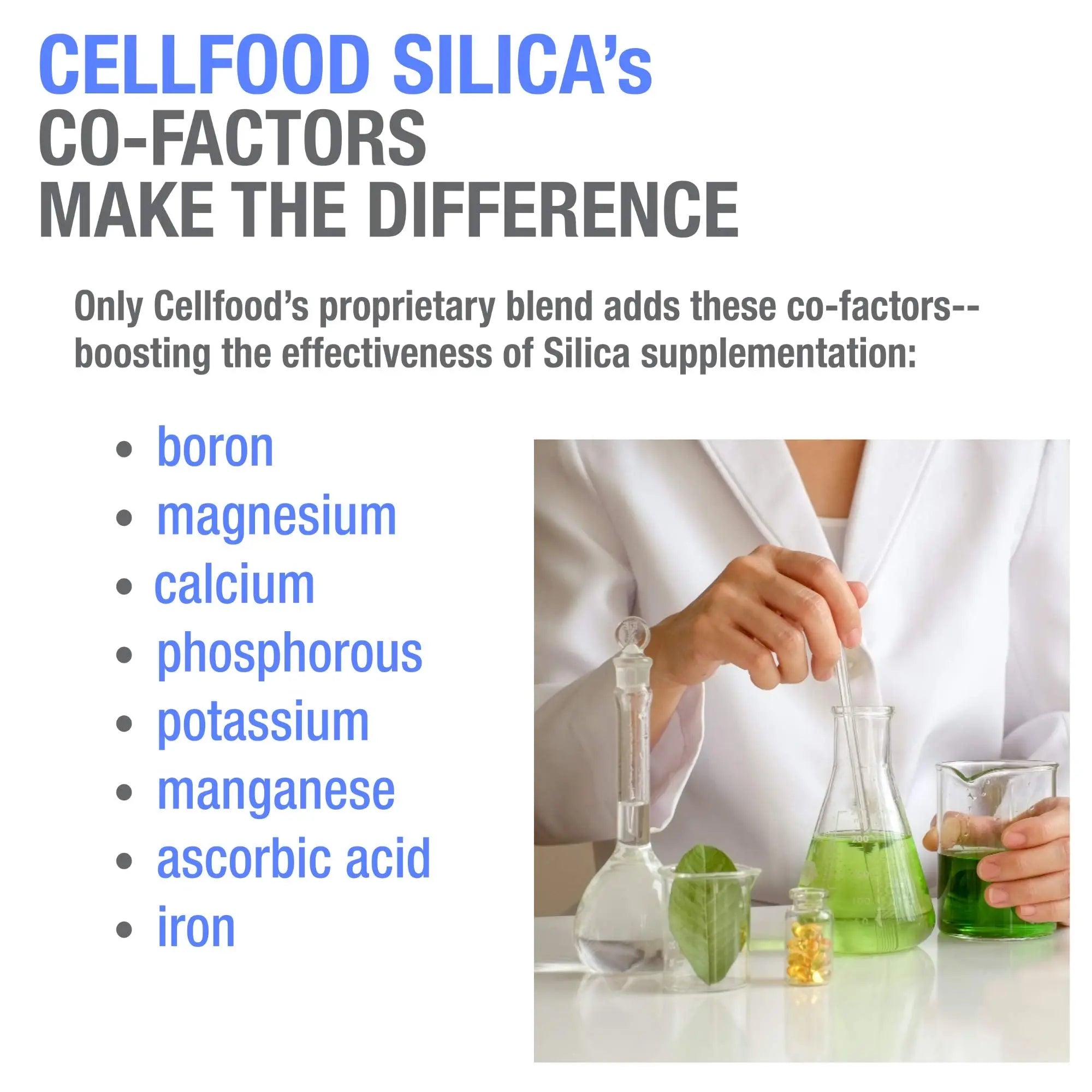 Cellfood Essential Silica Anti-Aging Formula, 4 fl oz - Supports Healthy Bones, Joints, Hair Cellfood Au supplements