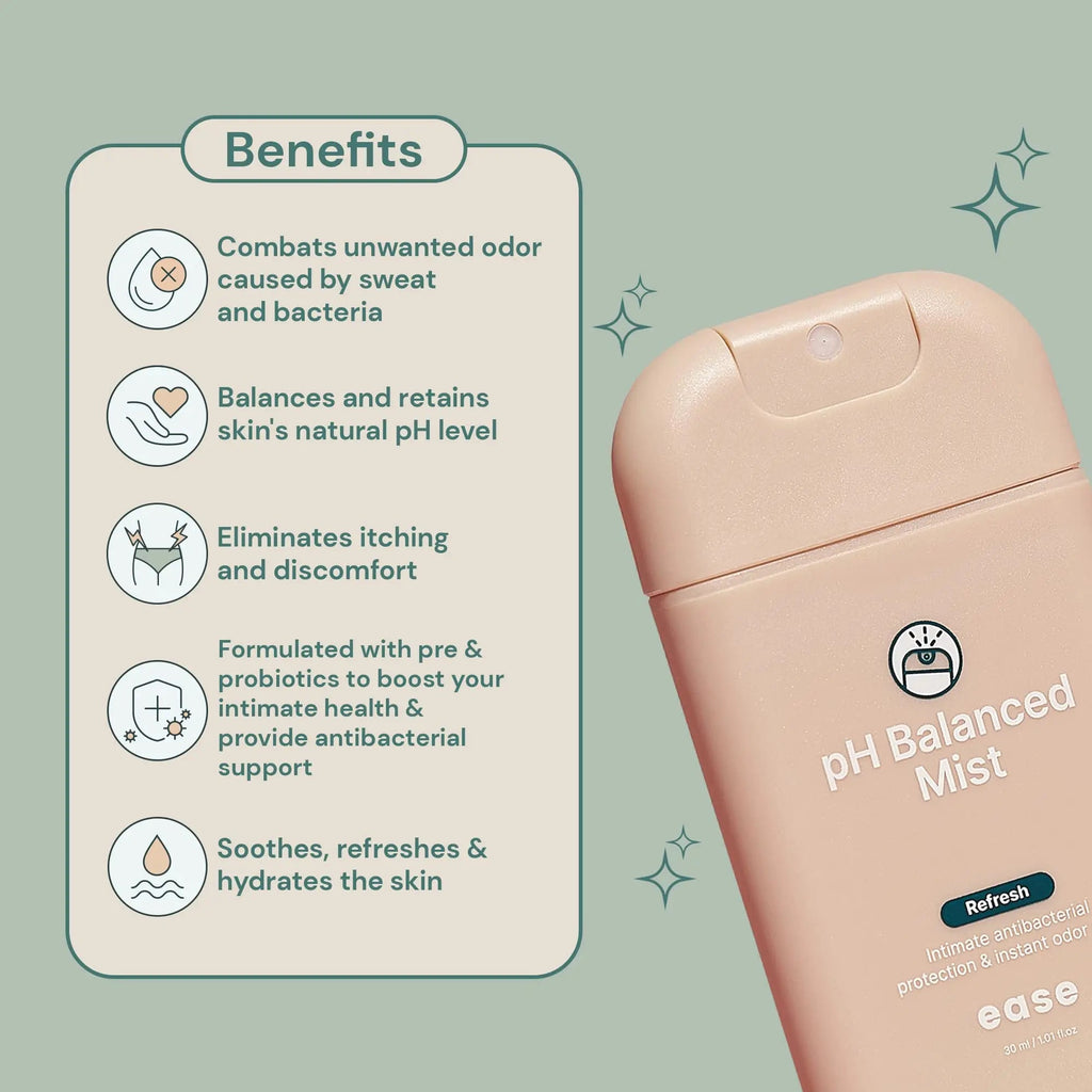Ease Intimate Soothing pH-Balanced Mist for Feminine Itching and Discomfort Relief Ease Au supplements