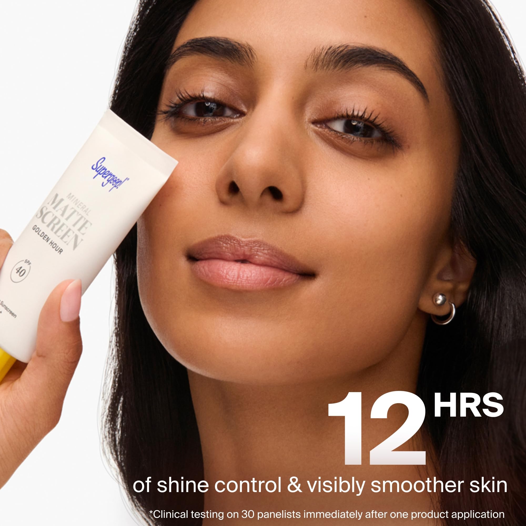 Supergoop! Mineral Mattescreen (SPF 40) - 45 mL - Mineral, Oil-Free Broad Spectrum Sunscreen - Smooths Skin’s Appearance