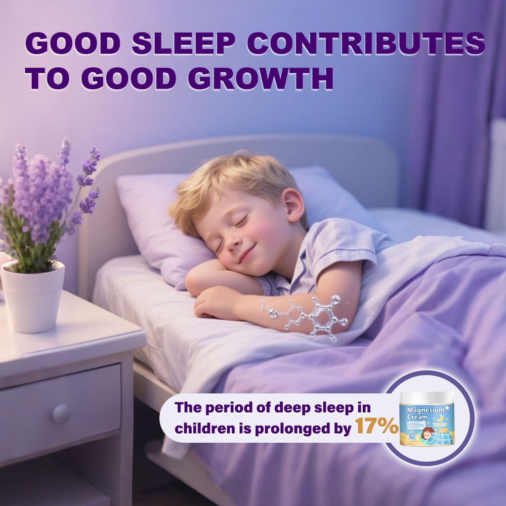 100g Magnesium Lotion for Kids Sleep,Nighttime Magnesium Cream,Soothe and Relax Your Body Before Bed,Safe for Both Adults and Children,Natural Calming Cream Support for Sleep Kzaio Au supplements