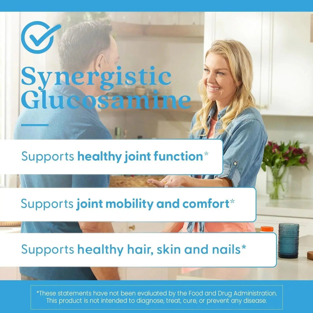 Doctors Best Synergistic Glucosamine MSM Formula, Joint Support, Non-GMO, Gluten Free, Soy Free 180 Capsules Doctor's BEST Au supplements