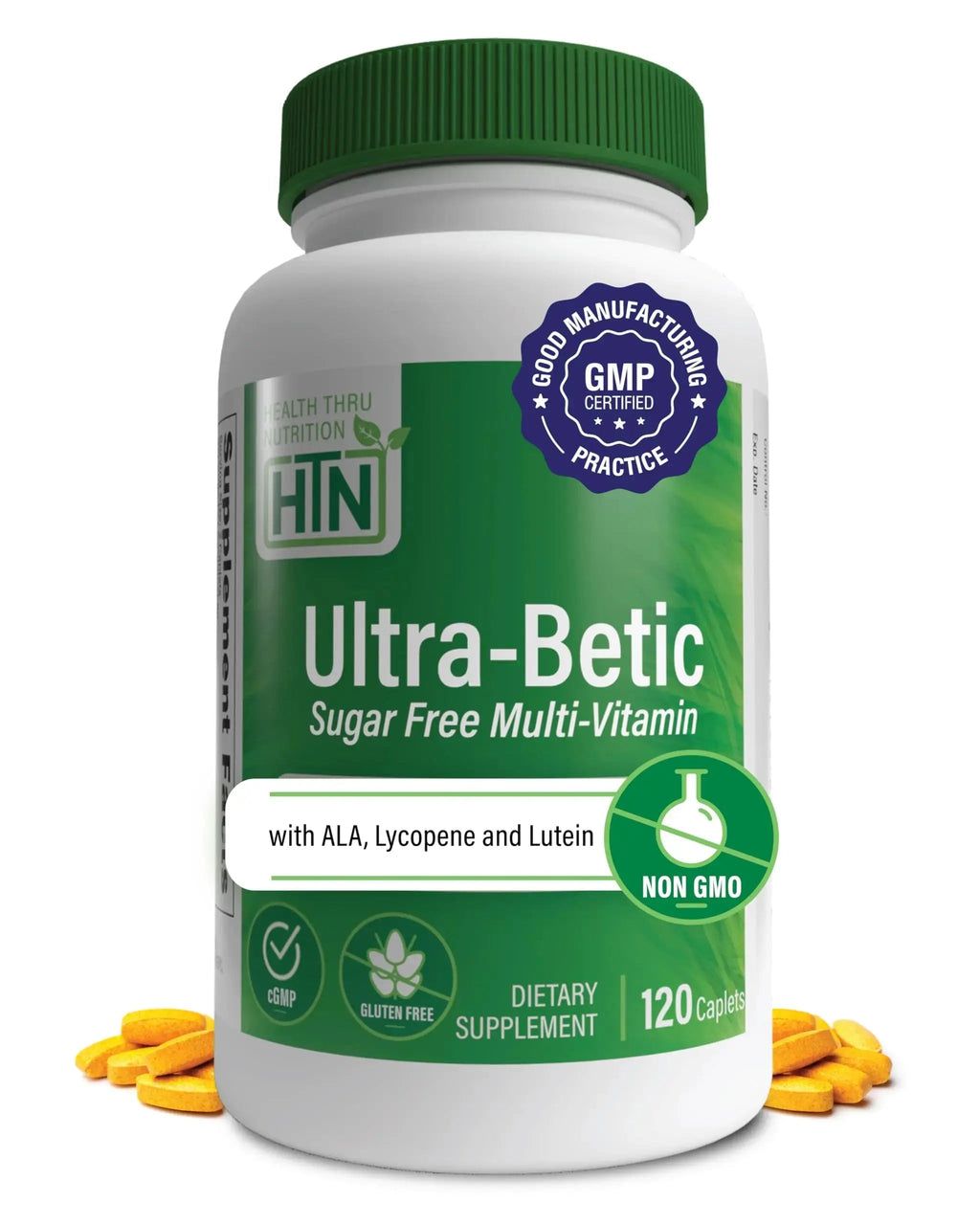 Health Thru Nutrition Ultra-Betic Multivitamin 120 Count | Supports Nerve, Vision, Energy | with ALA, Lycopene | Health Thru Nutrition Au supplements