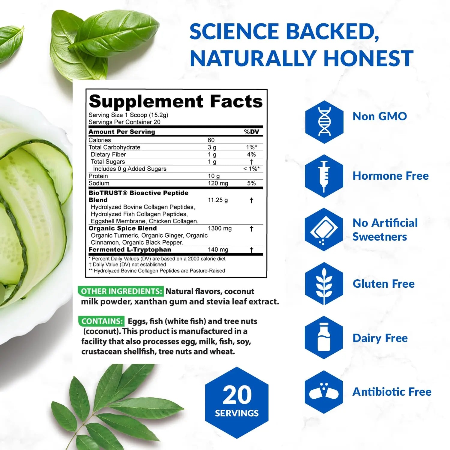 BioTrust Collagen Powder with Turmeric – 5 Types (I, II, III, V, X) + Turmeric BioTrust Au supplements