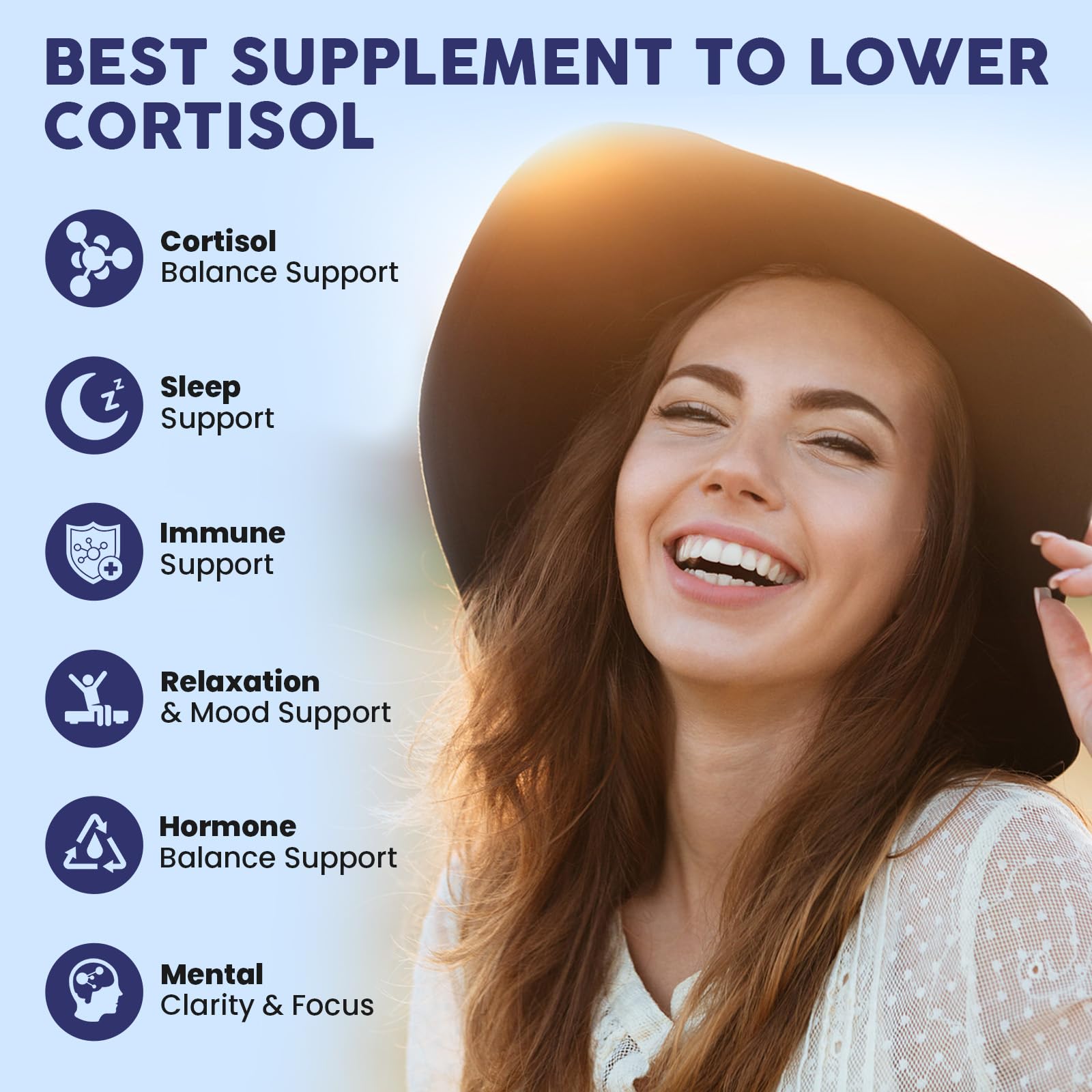Cortisol Supplements for Women - Cortisol Manager Liquid Drops with Magnesium, Ashwagandha & Rhodiola rosea, L-theanine - Promotes Relaxation & Better Sleep, Mood, Blueberry Flavors, 1FL.OZ(2PC) YANLUOBO Au supplements